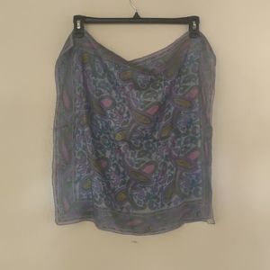 Pink Silk vintage scarf